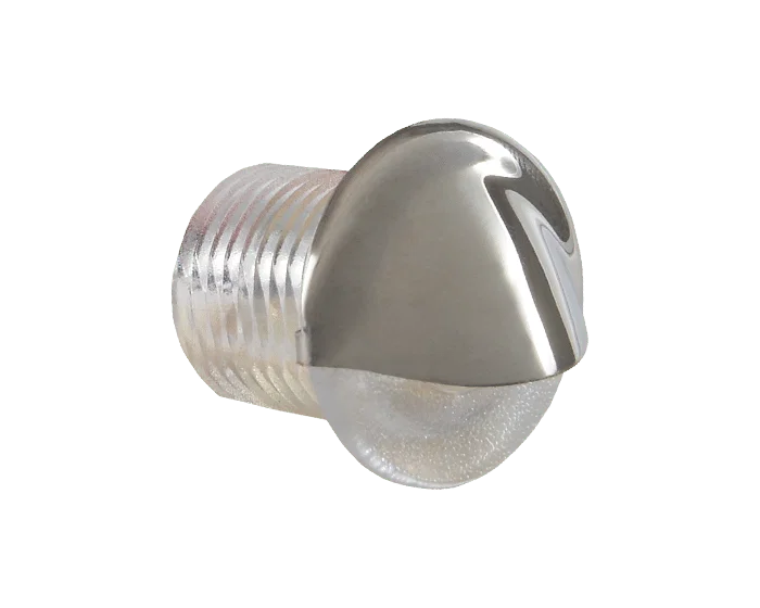 101145 – LUMITEC Courtesy Light - LED, Blue Clear Lens 0.55 Watt Yes Polished Stainless Steel Single